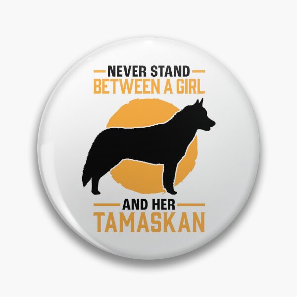Item preview, Girl with Tamaskan Wolf Dog Tamaskan designed and sold by madgrfx.