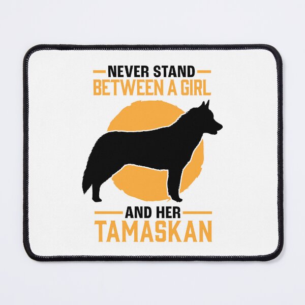 Item preview, Girl with Tamaskan Wolf Dog Tamaskan designed and sold by madgrfx.