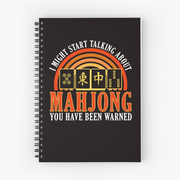 Item preview, Retro Mahjong Vintage Mah-Jongg Player Chinese Board Gaming designed and sold by TomGiantDesigns.