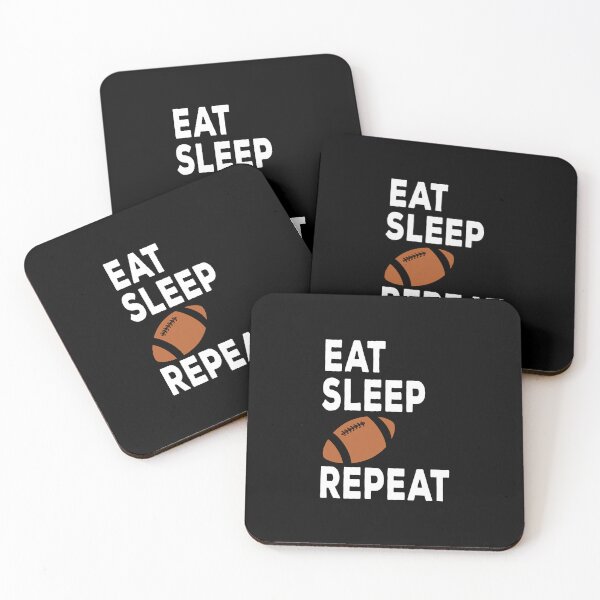 Item preview, Eat sleep football repeat designed and sold by FASHIONGALLERIA.
