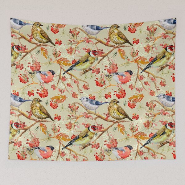 Item preview, Bird seamless texture watercolor designed and sold by SweetPea49.