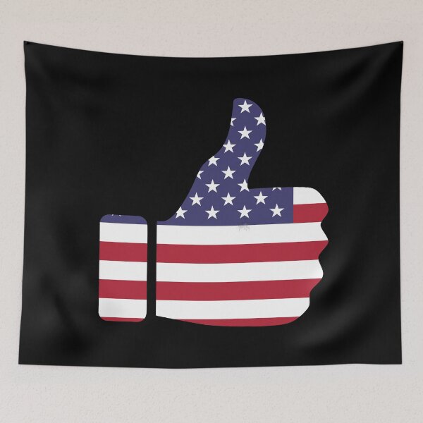 Item preview, USA flag retro style color art  designed and sold by artdragongift 15.