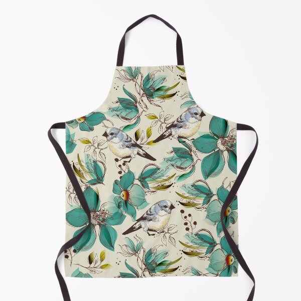 Item preview, Retro cute flowers and birds designed and sold by SweetPea49.