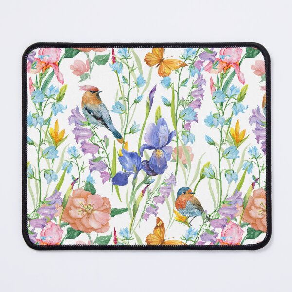 Item preview, Floral Birds Watercolor Art designed and sold by SweetPea49.