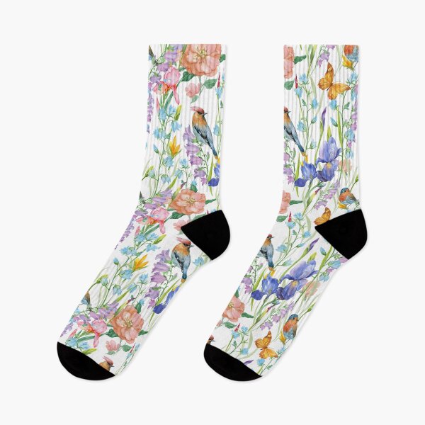 Item preview, Floral Birds Watercolor Art designed and sold by SweetPea49.