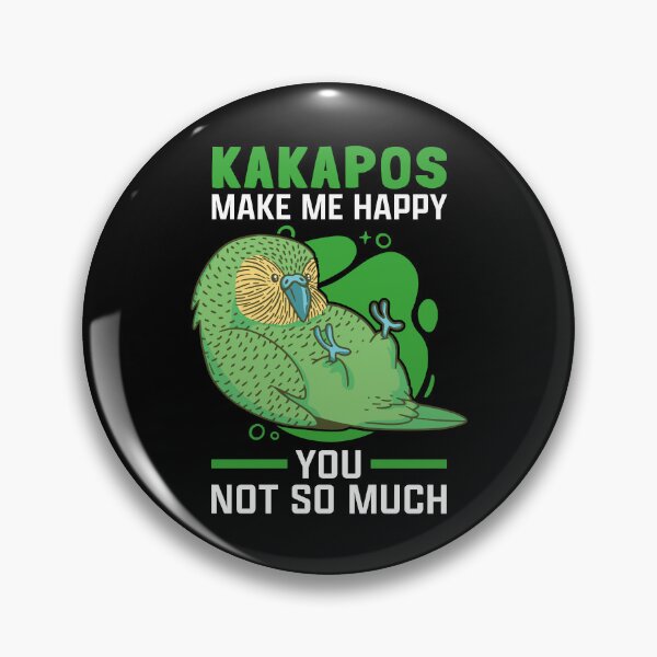 Item preview, Kakapos make New Zealand Kakapo happy designed and sold by madgrfx.