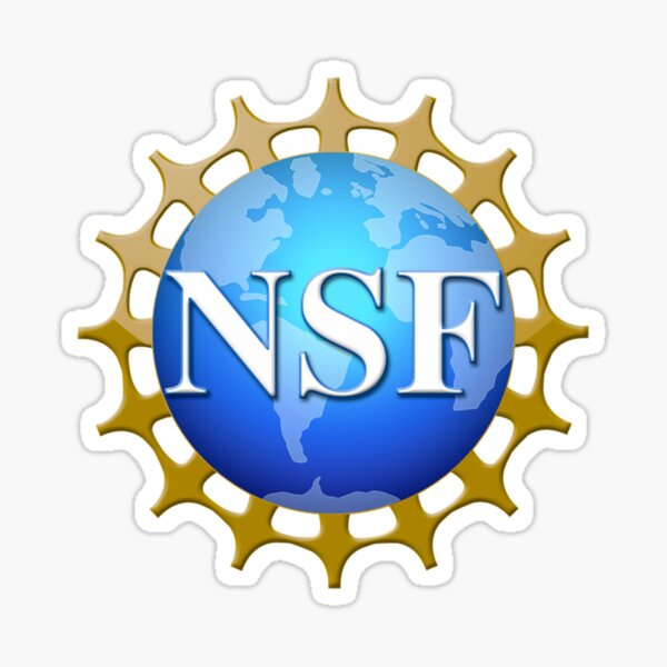 5X NSF DECAL STICKER NATIONAL SCIENCE SPACE FOUNDATION NASA WEATHER ASTRONOMY 