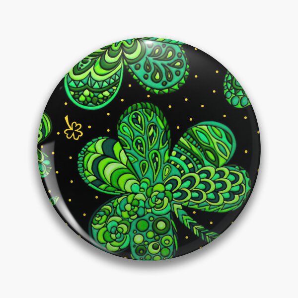 Item preview, Engraved Irish Shamrock Pattern designed and sold by SweetTea4U.