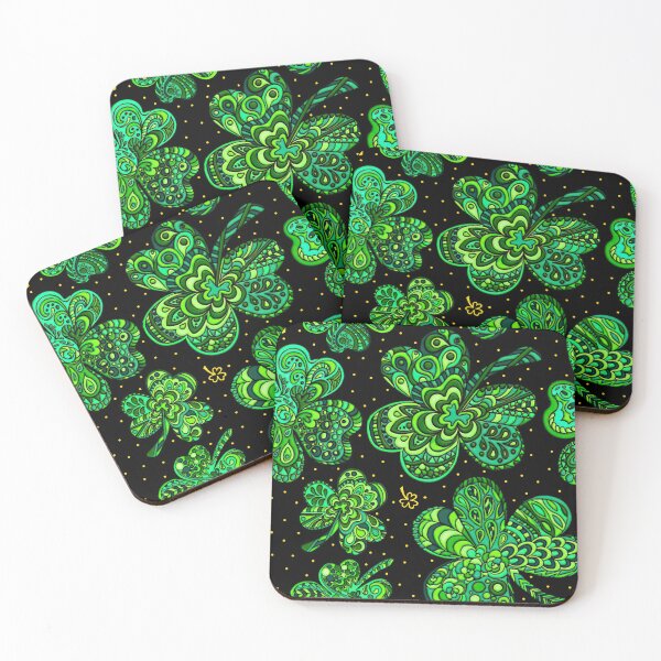 Item preview, Engraved Irish Shamrock Pattern designed and sold by SweetTea4U.