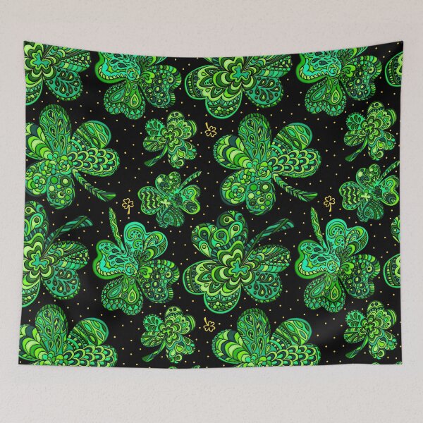Item preview, Engraved Irish Shamrock Pattern designed and sold by SweetTea4U.