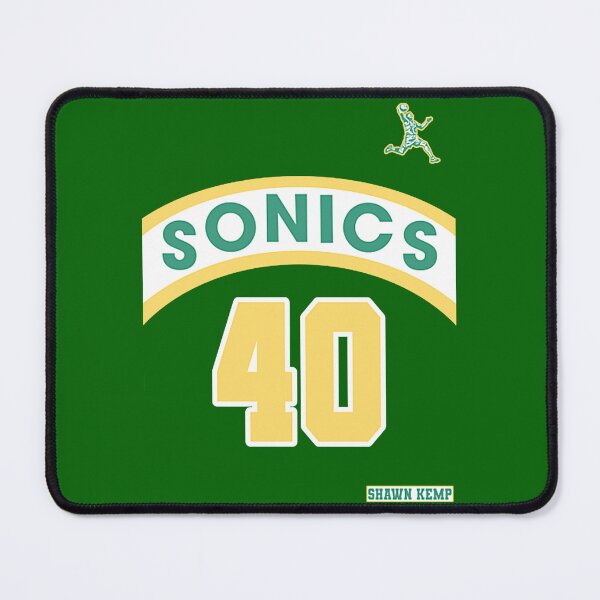 Item preview, Shawn Kemp Retro Supersonics Jersey 90s Style  designed and sold by keiumon1800.