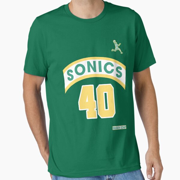 Item preview, Shawn Kemp Retro Supersonics Jersey 90s Style  designed and sold by keiumon1800.