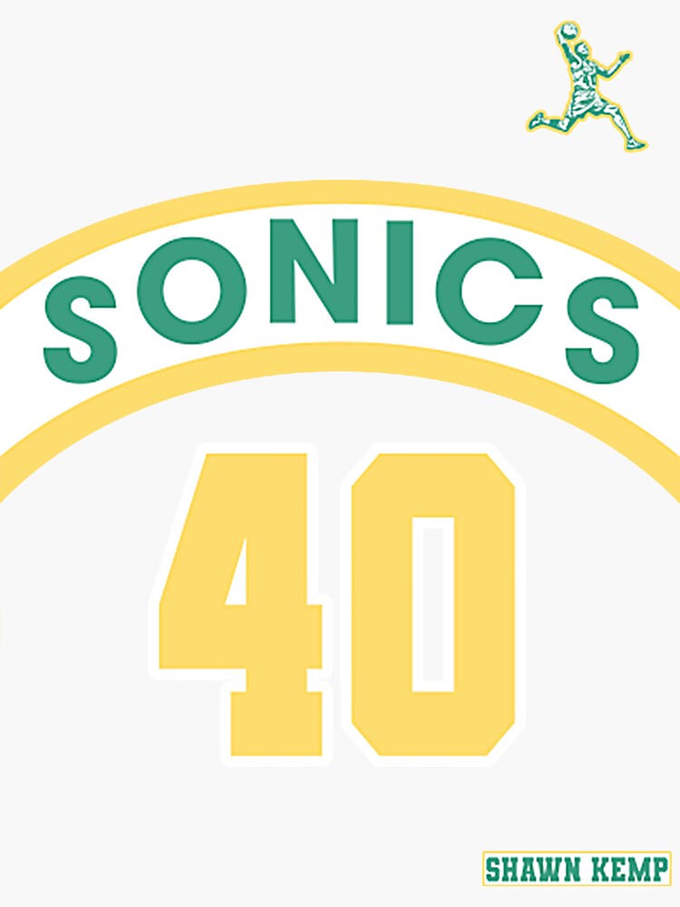 Gary Payton Retro Supersonics Jersey 90s Style Fan Art  Poster for Sale by  Castles2206