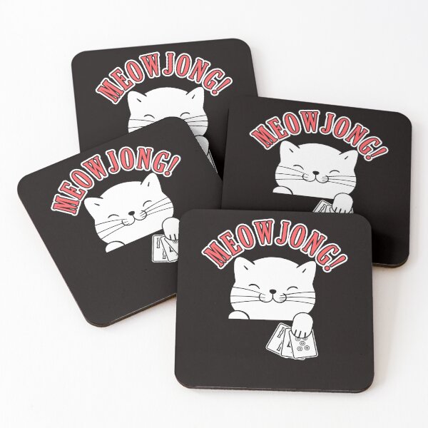 Item preview, Mahjong Cat Player China Board Game Mah-Jongg Solitaire designed and sold by TomGiantDesigns.
