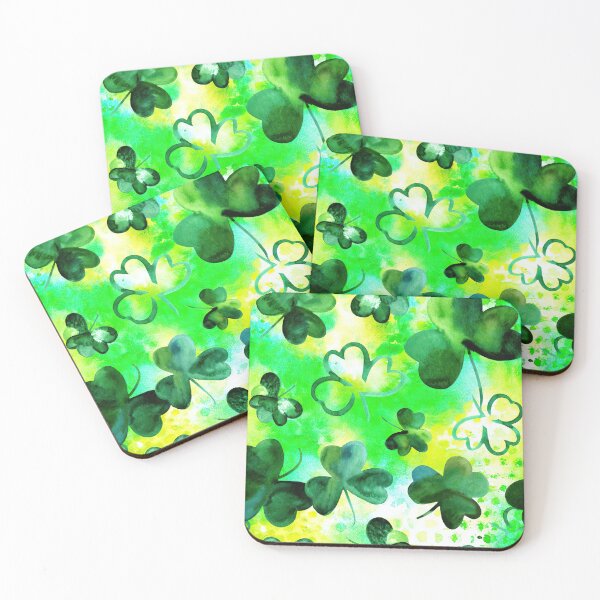 Item preview, Shamrock Watercolor Pattern designed and sold by SweetTea4U.