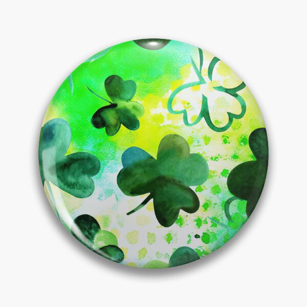 Item preview, Shamrock Watercolor Pattern designed and sold by SweetTea4U.