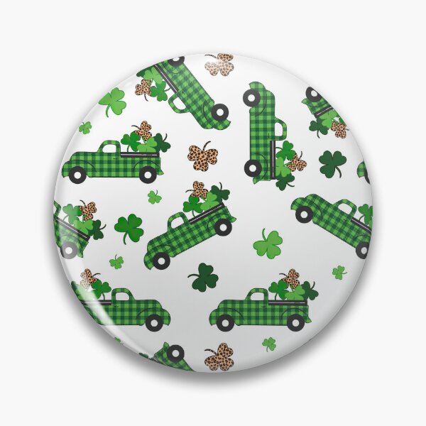 Item preview, Shamrock Plaid Truck Pattern designed and sold by SweetTea4U.