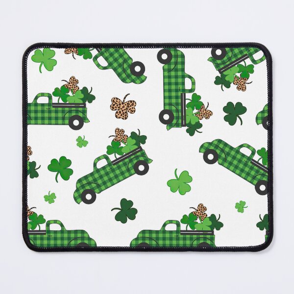 Item preview, Shamrock Plaid Truck Pattern designed and sold by SweetTea4U.