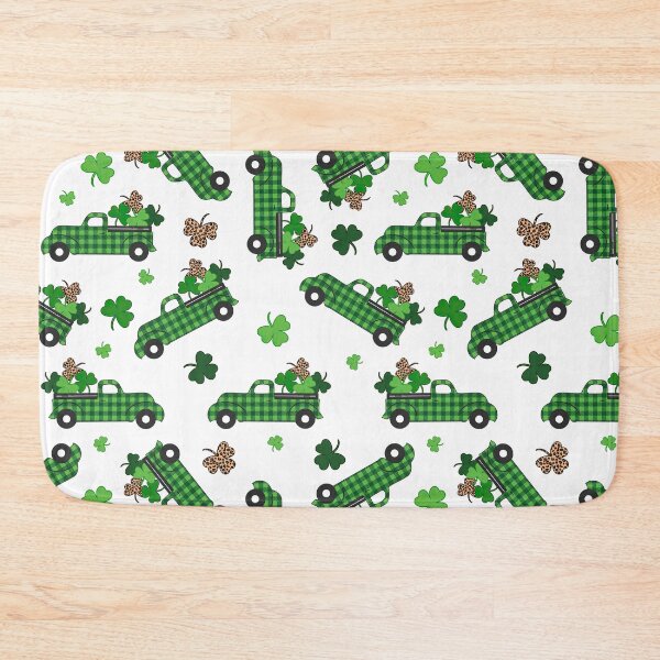 Item preview, Shamrock Plaid Truck Pattern designed and sold by SweetTea4U.