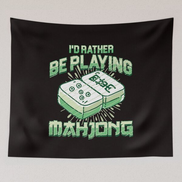 Item preview, Mahjong Tiles Player Chinese Board Gaming Lover Solitaire designed and sold by TomGiantDesigns.