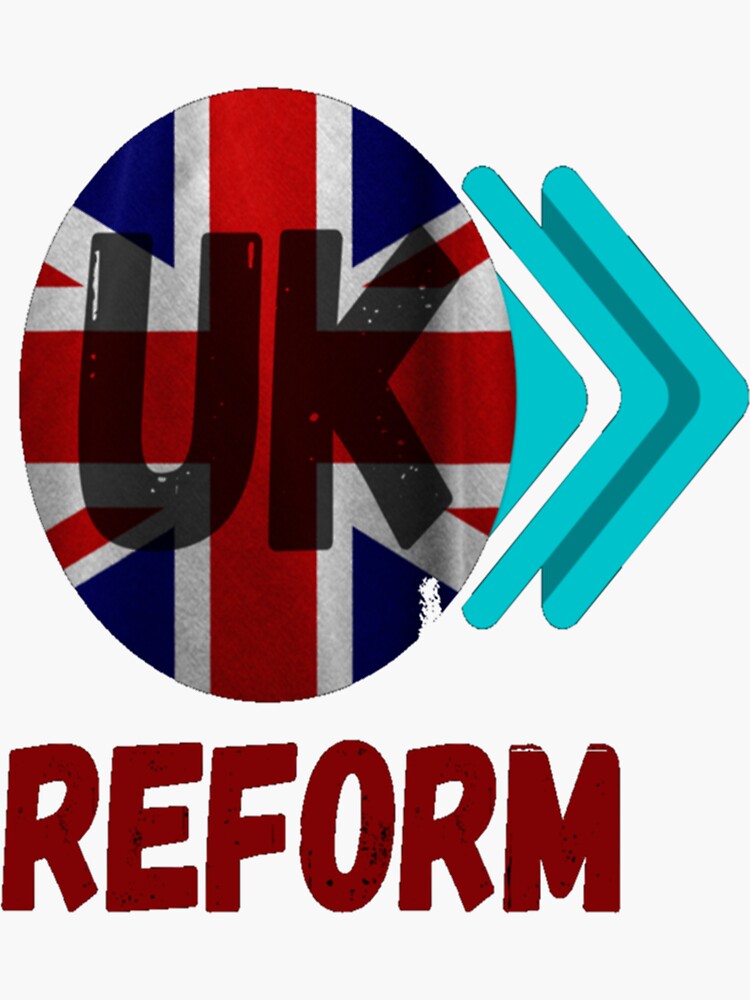 Uk Reform Party 2 Sticker For Sale By Trendyfashiong Redbubble