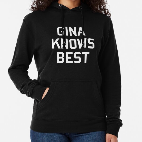 GINA SABE LO MEJOR Sudadera ligera con capucha