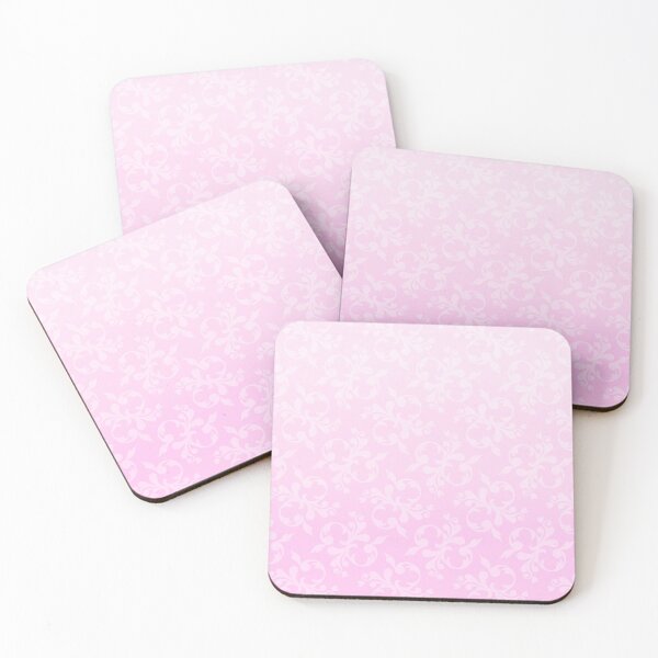 Item preview, Pretty Pink Ombre Pastel Damask Pattern  designed and sold by icandyshop.