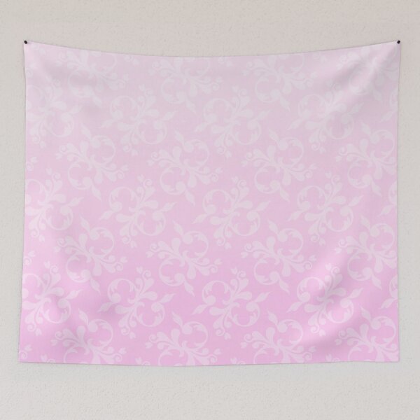 Item preview, Pretty Pink Ombre Pastel Damask Pattern  designed and sold by icandyshop.