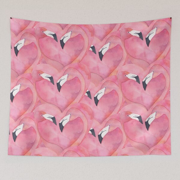 Item preview, Watercolor pink flamingo designed and sold by SweetTea4U.