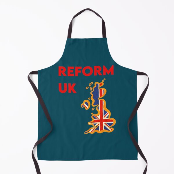 Item preview, uk reform party golden british map   designed and sold by TrendyFashionG.