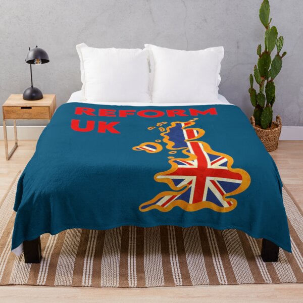 Item preview, uk reform party golden british map   designed and sold by TrendyFashionG.