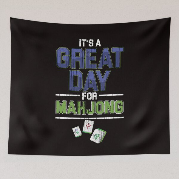 Item preview, Great Day For Mahjong Player Chinese Board Game Solitaire designed and sold by TomGiantDesigns.