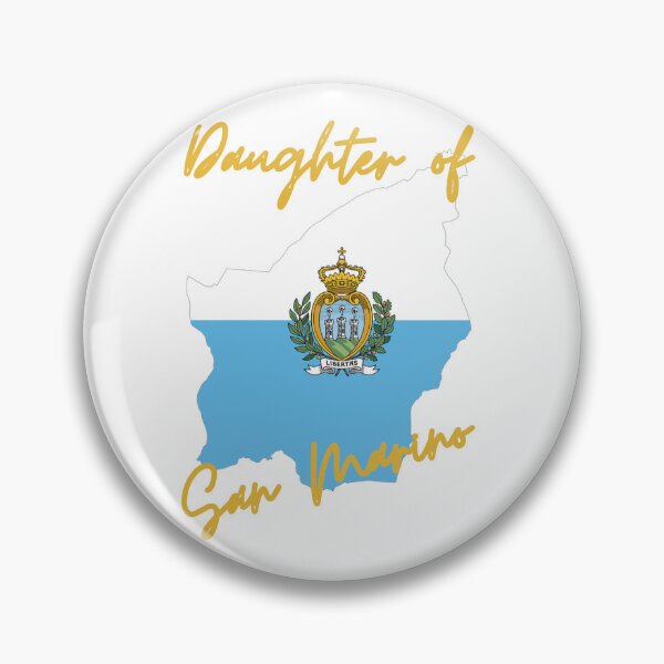 Item preview, Daughter of San Marino Map Flag designed and sold by NovawayDirect.
