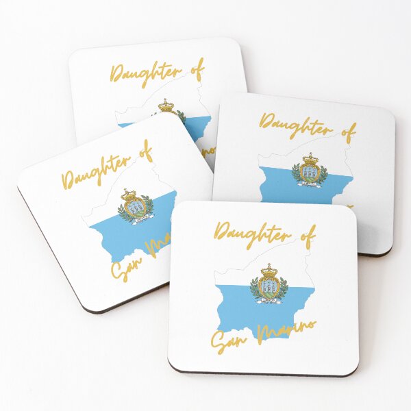 Item preview, Daughter of San Marino Map Flag designed and sold by NovawayDirect.