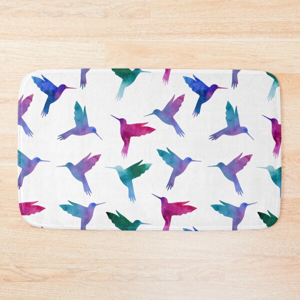 Item preview, Hummingbird watercolor pattern designed and sold by SweetTea4U.