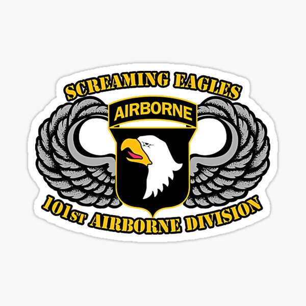 "101st Airborne Division" Sticker By Keiumon1800 | Redbubble