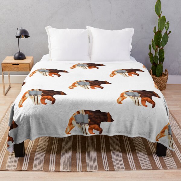 Item preview, Colorful Graphic of Bear and Camp Fire Marshmallow designed and sold by GjBBCFDDy.