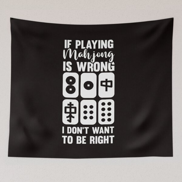 Item preview, Funny Mahjong Player Chinese Board Gaming Fan Solitaire designed and sold by TomGiantDesigns.