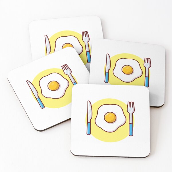 Item preview, Egg Fried With Fork And Knife Cartoon Vector Icon Illustration  designed and sold by GjBBCFDDy.