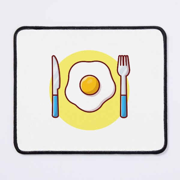 Item preview, Egg Fried With Fork And Knife Cartoon Vector Icon Illustration  designed and sold by GjBBCFDDy.