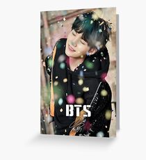BTS Suga Du gehst nie allein Grußkarte