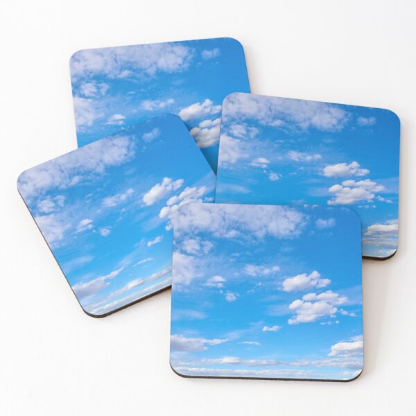 Item preview, Fluffy clouds in a bright blue sky designed and sold by Louise-Carson.