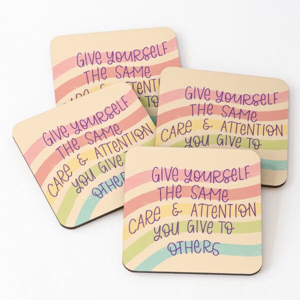 Item preview, Give Yourself The Same Love and Attention You Give To Others - Positive Quote designed and sold by TheBubblyType.