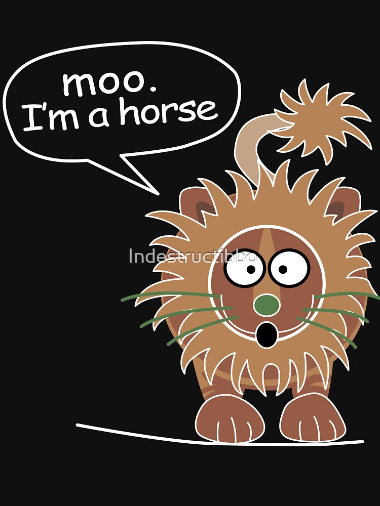 Moo. I'm a horse by Indestructibbo