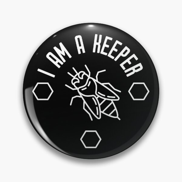 Item preview, I am a Keeper - for Bee Keeper or Apiarist and Honey Lovers Beekeeping designed and sold by venomousvector.