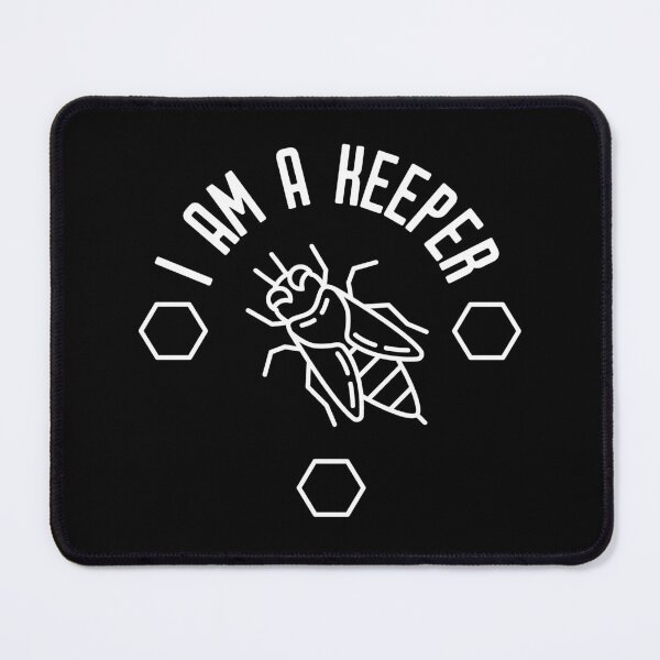 Item preview, I am a Keeper - for Bee Keeper or Apiarist and Honey Lovers Beekeeping designed and sold by venomousvector.