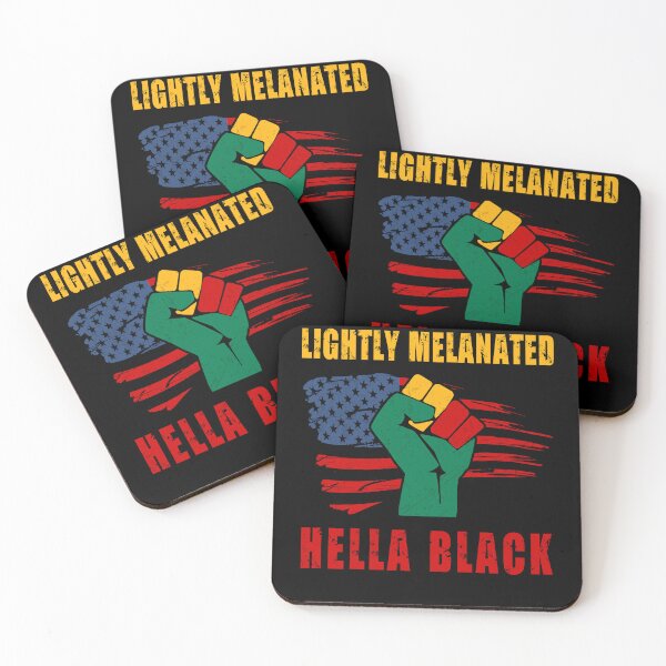 Item preview, Lightly Melanated Hella Black- Black History Month designed and sold by Fabvity.