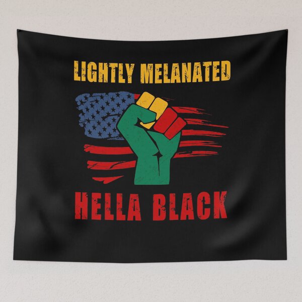 Item preview, Lightly Melanated Hella Black- Black History Month designed and sold by Fabvity.