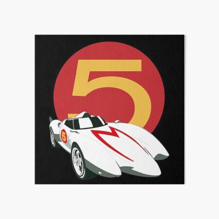 Speed Racer Mach 5 Watercolor Art Print 