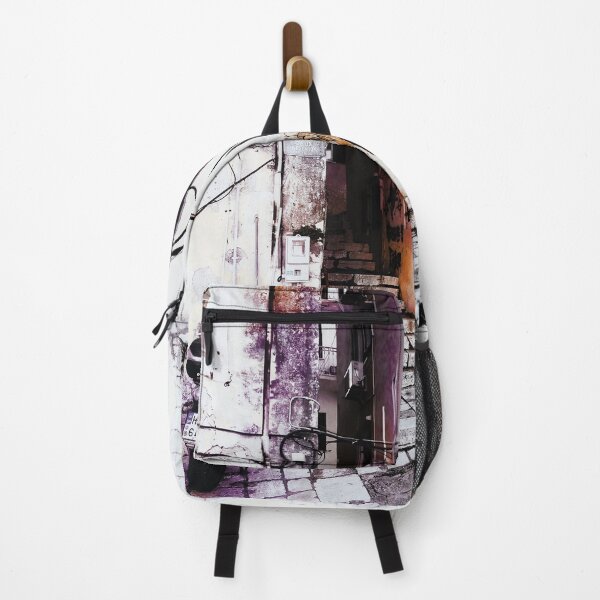 Item preview, Old Town Corfu Grunge Street Art Poster designed and sold by nickbrayimages.
